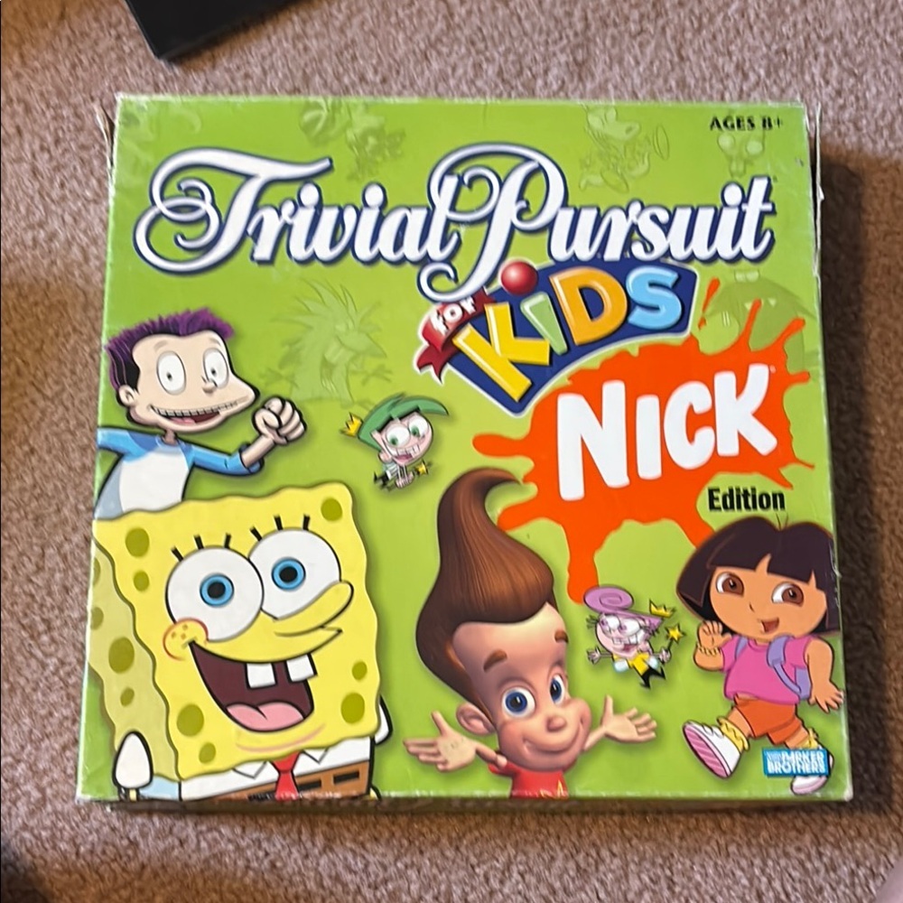 Nick Edition Trivial Pursuit for kids.